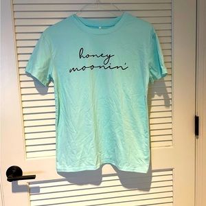Honeymoon shirt in Tiffany Blue